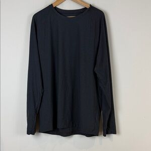 RHONE Dark Gray Long Sleeve Shirt Size XL